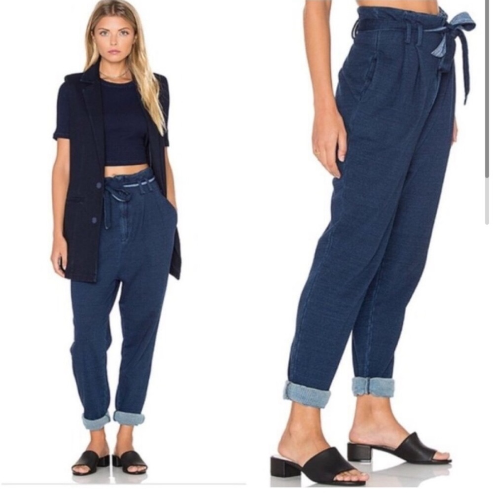 AG Jeans Pentra Indigo Knit Seven Pant Size 23